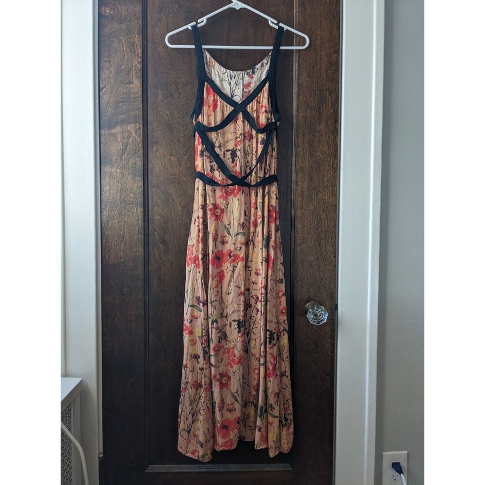 Treasure By Samantha Pleet Floral Renaissance Dress Anthropologie - Picture 2 of 11